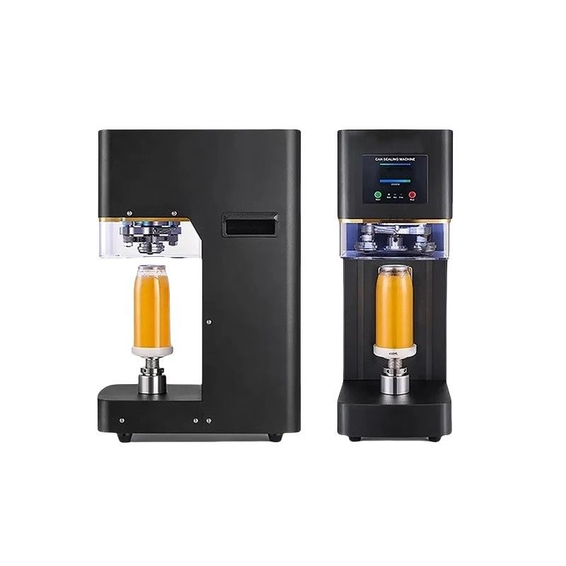 Máquina de sellado de la lata de té de burbujas - Seamerer automático de la lata de PET / soda para tiendas de té de leche, envases de jugo y café