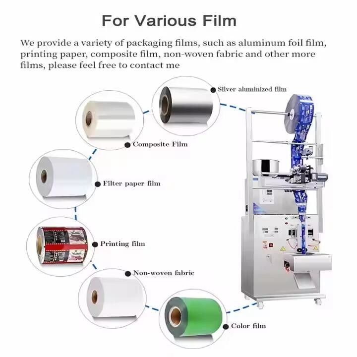 Precio de fábrica Máquina de embalaje de polvo de té Azúcar Sal de café Bastón de embalaje de bolsas Máquina con codificador de sello caliente