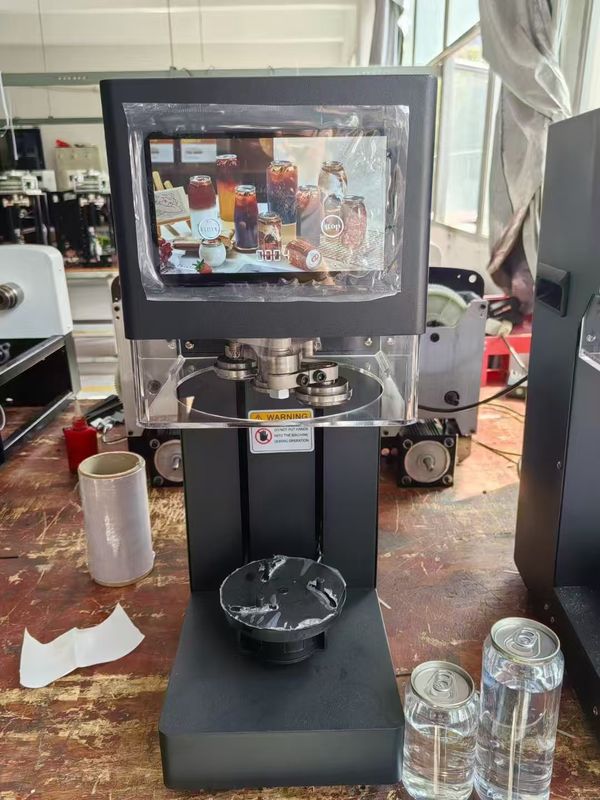 Pantalla táctil máquina de costura de la lata inteligente de atún mascota puede sellador de la lata de soda pop máquina de la lata de plástico máquina de sellado