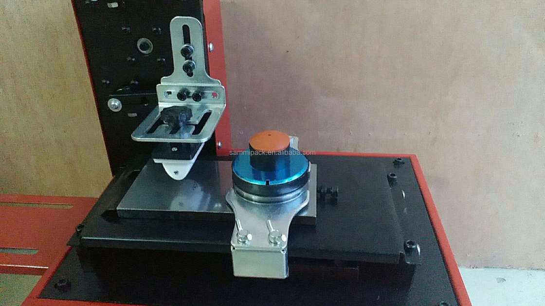 Máquina de impresión eléctrica de placa cuadrada y placa circular para promoción / Máquina codificadora con almohadilla de tinta para fecha de caducidad