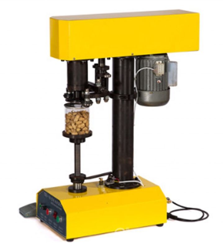 Venta caliente TDFJ-160 latas de alimentos recipiente de tarro de plástico de aluminio lata de cerveza lata tapa de la lata máquina de sellado