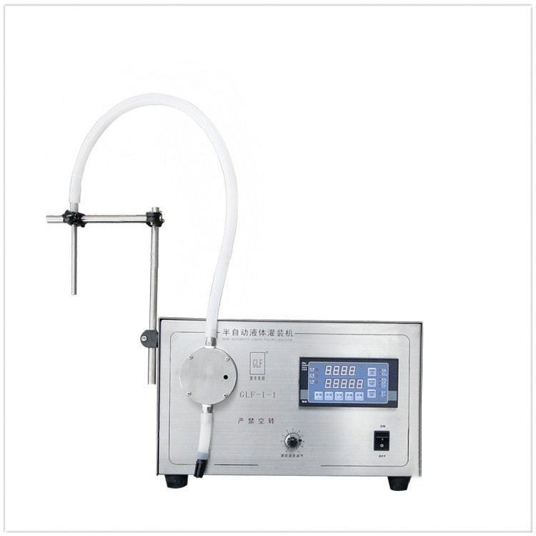 Máquina llenadora de líquidos eléctrica de alta precisión con doble bomba GLF-1-1