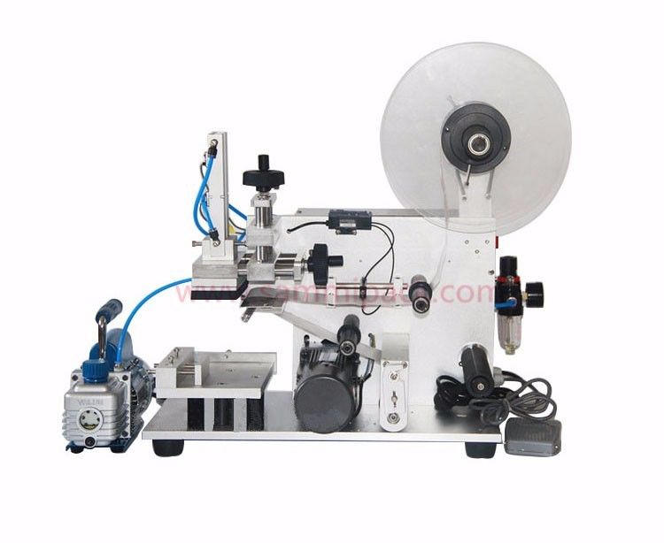 Venta caliente Máquina de etiquetado de botellas cuadradas semiautomáticas/máquina de etiquetado de envoltura de alta velocidad