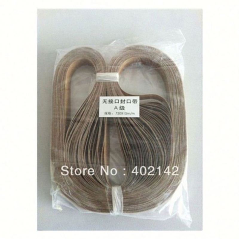 Buena calidad 750/770/810*15mm PTFE Cinturón sin costuras para sellador de banda/máquina de sellamiento