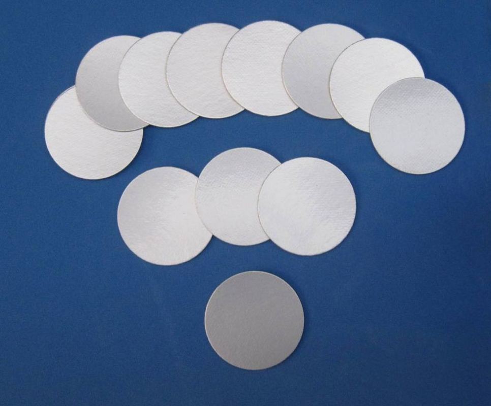 Liner de sellado por inducción de papel de aluminio de alta calidad para tapas de botellas de PET PE PP, sellos y discos para tapas de botellas de aceite, inserto