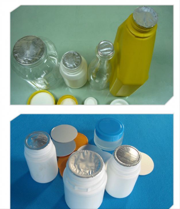 Exportación de un revestimiento de sellado de papel de aluminio con inducción térmica de buena calidad para botellas de PP/PET/PE/vidrio