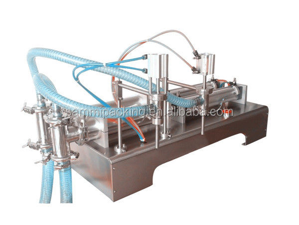 Máquina de Llenado de Líquidos Neumática de Alta Velocidad, Llenadora de Aceite de Girasol de Doble Cabezal, Máquina de Llenado de Jabón Líquido