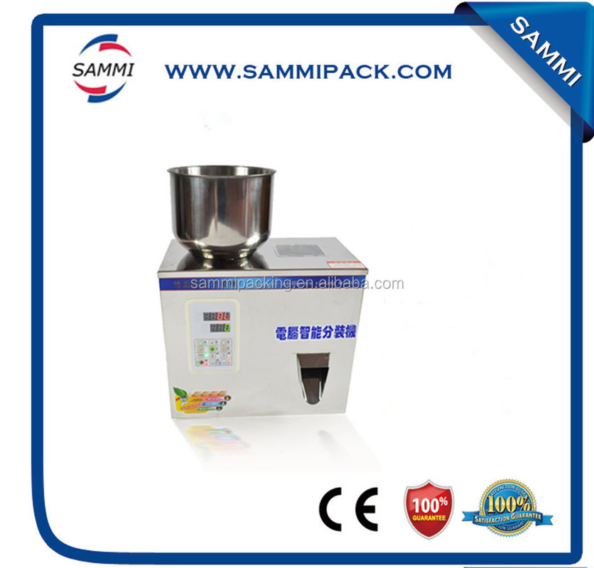 Venta caliente FZ-100 Te seco, polvo, semillas, grano pesaje máquina de llenado 2-100g