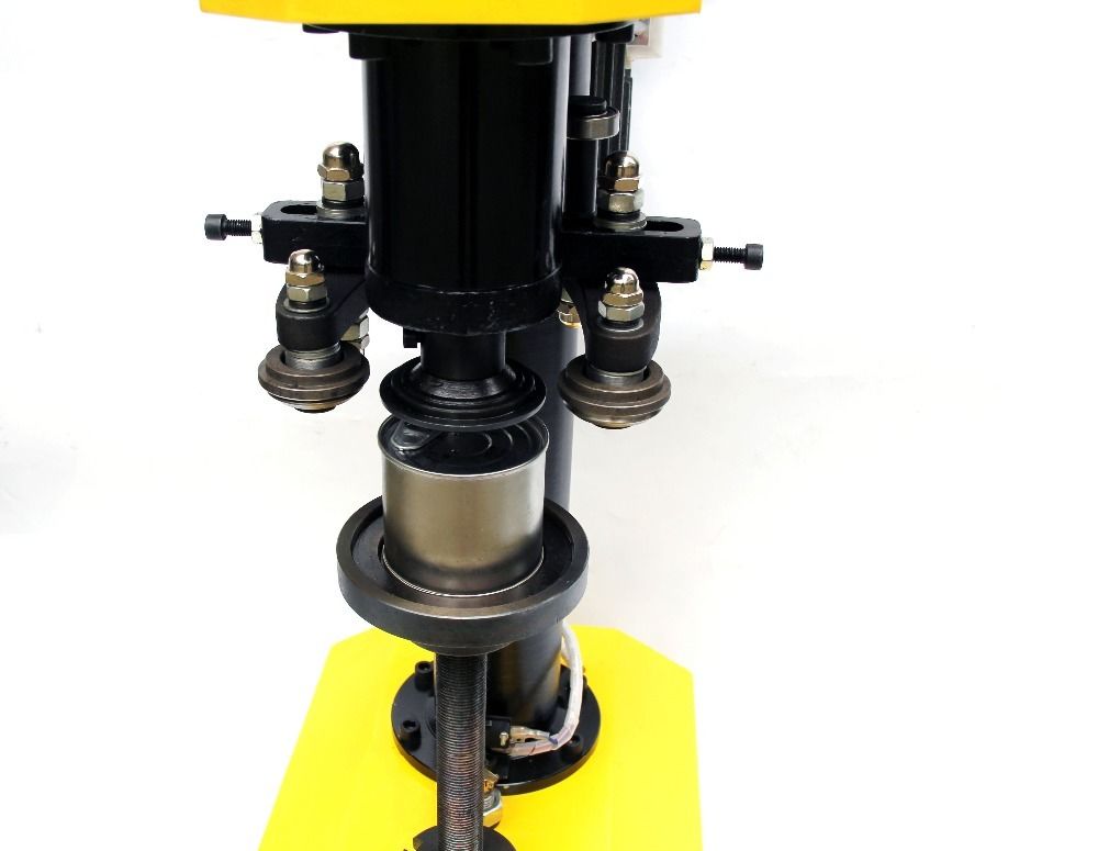 100% de garantía Tdfj-160 máquina de sellado de botellas para mascotas / sellador de latas / sellador de latas para latas de lata