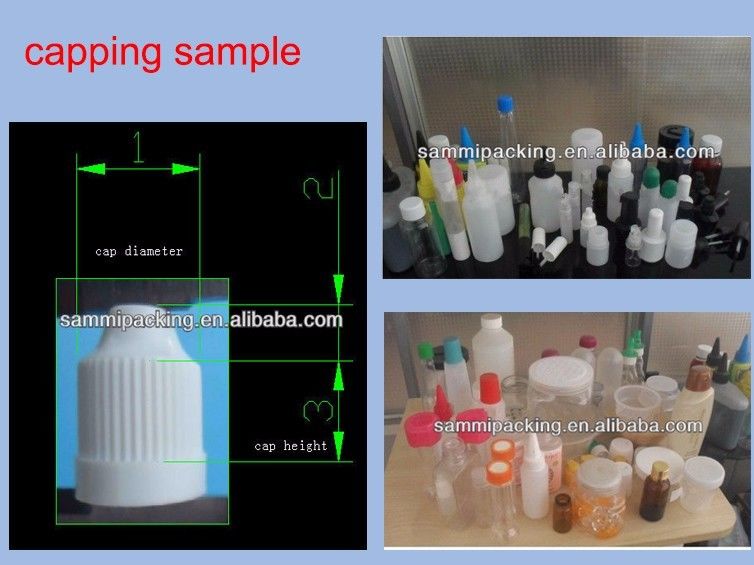 Botella de agua de plástico de buena calidad Jar de vidrio de mano con máquina de tapón de botella de sellado manual de tornillo