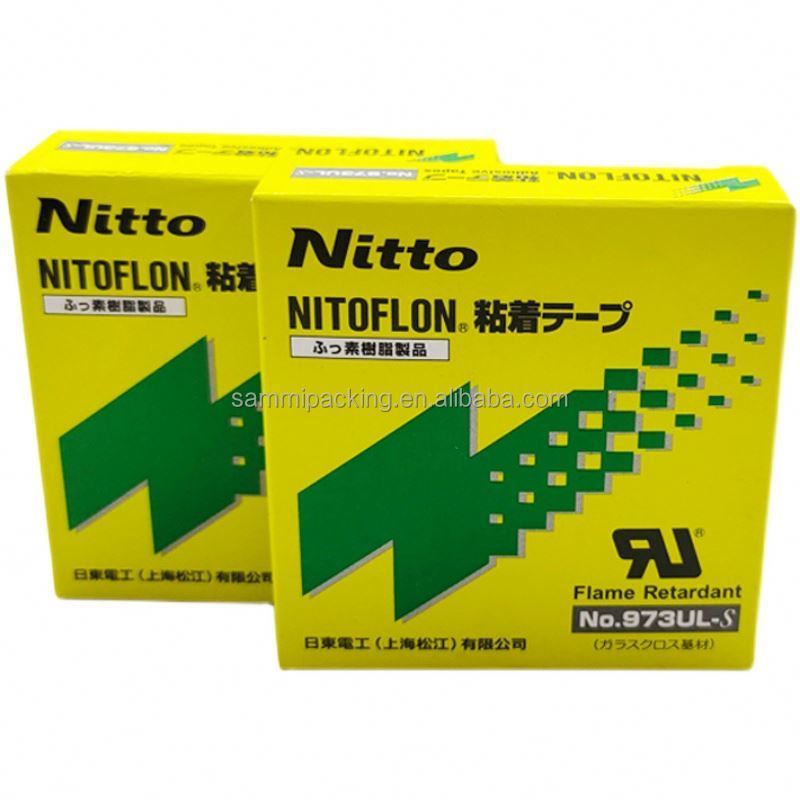 Nitto 973UL cinta adhesiva de silicona de alta calidad resistente al calor de PTFE
