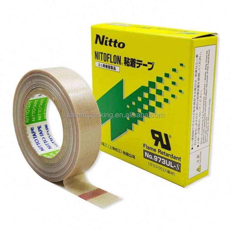 Nitto 973 UlS Cintas adhesivas de alta temperatura resistentes al calor y a la presión
