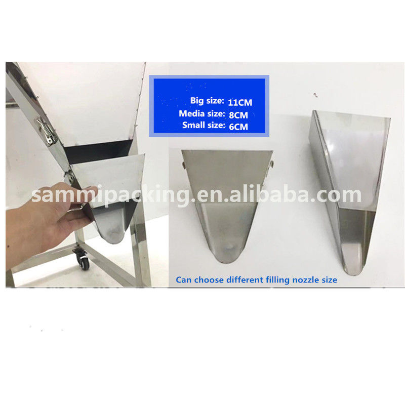 Máquina de llenado de gránulos de polvo en oferta en 2025 Máquina de llenado y pesaje de bolsas de té y frijoles con sensor para barril