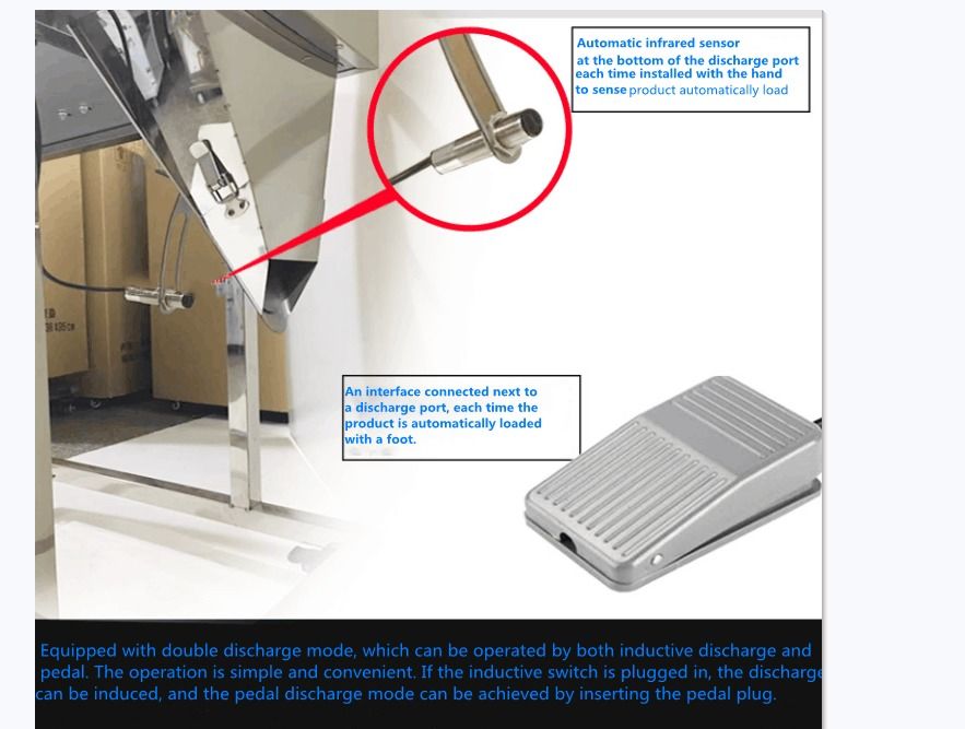 Máquina de pesaje profesional de bajo costo para llenado de barriles y ensacado de polvo/partículas/granos con pesador automático