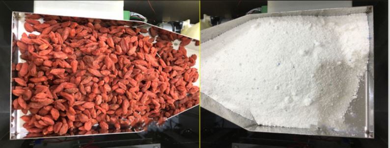 Máquina de embalaje de partículas inteligentes de polvo de té y granos de alta precisión semiautomática para alimentos y bebidas con componente de núcleo de motor