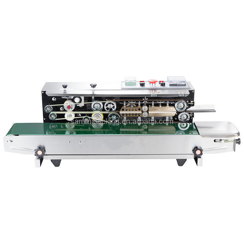 2025 Máquina de embalaje horizontal de bolsas de alimentos eléctricas de tipo cremallera de bolsillo de banda térmica de sellado