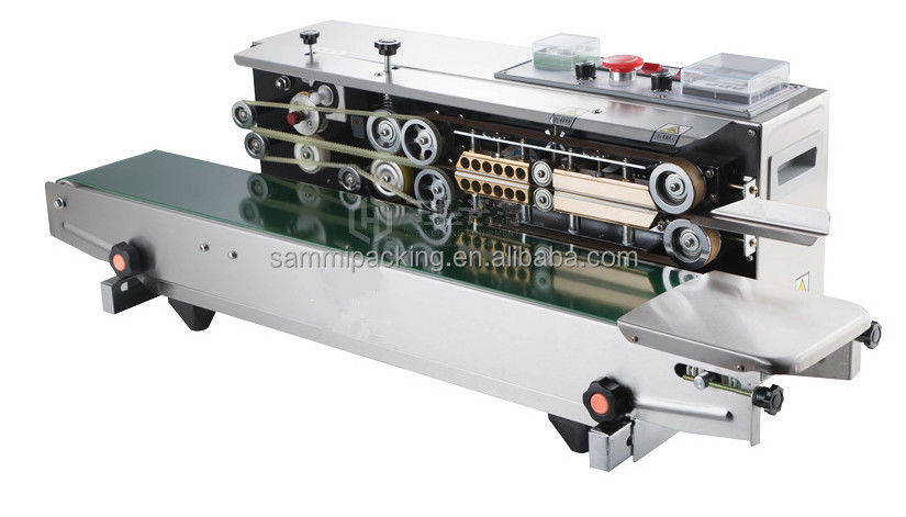 2025 Máquina de embalaje horizontal de bolsas de alimentos eléctricas de tipo cremallera de bolsillo de banda térmica de sellado