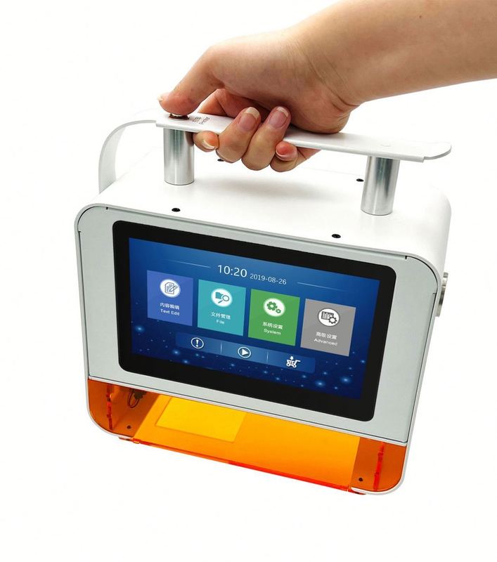 Garantía de buena calidad al 100% Impresora láser UV de escritorio portátil con código de fecha y logotipo, máquina de marcado láser de fibra