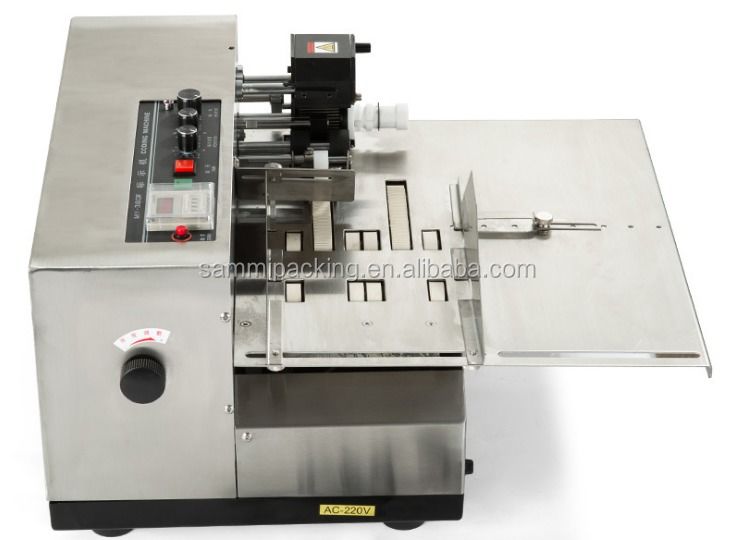 Codificadora automática de rodillo de tinta de alta velocidad MY-380F para impresión de fecha/lote/número de lote en etiquetas, bolsas de plástico y embalaje de película