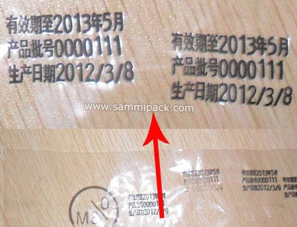 Codificadora automática de rodillo de tinta de alta velocidad MY-380F para impresión de fecha/lote/número de lote en etiquetas, bolsas de plástico y embalaje de película