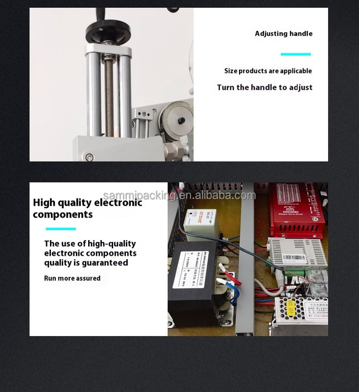 Máquina de etiquetado de alta precisión a precio de fábrica para botellas planas, cajas, tarjetas, bolsas - Etiquetadora autoadhesiva superior e inferior