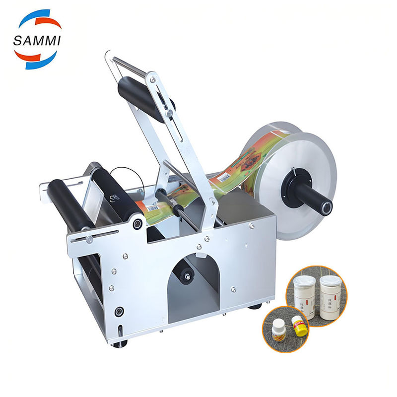 Máquina de etiquetado de botellas de escritorio pequeño Máquina de etiquetado automática de botellas redondas en lugar de la máquina de etiquetado manual