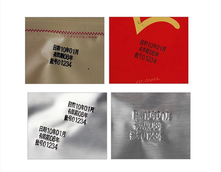 Máquina de impresión de etiquetas MY-380 de alta calidad - Impresora de código de fecha/lote con relieve y tinta sólida para materiales de embalaje de películas y papel