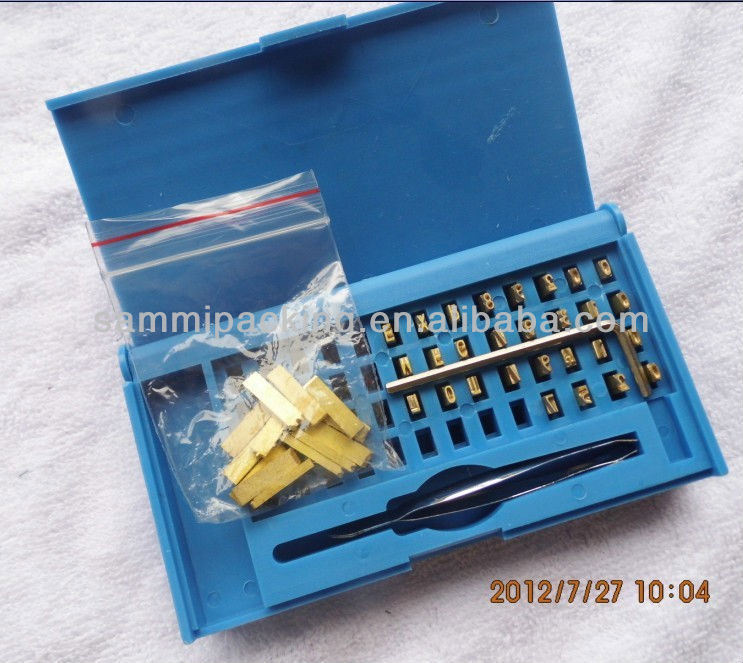 Máquina de impresión eléctrica semiautomática de estampado de fecha y numeración de bolsas de película de papel de aluminio