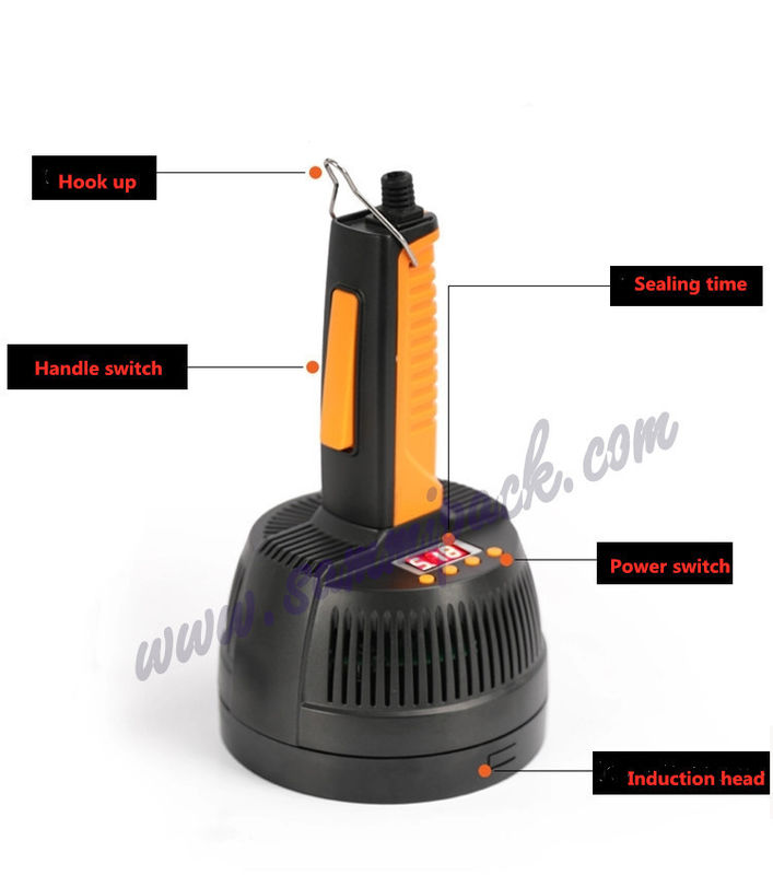 Selladores de inducción portátiles de alta calidad Máquina de sellado por inducción electromagnética portátil para láminas de aluminio de 20-100 mm