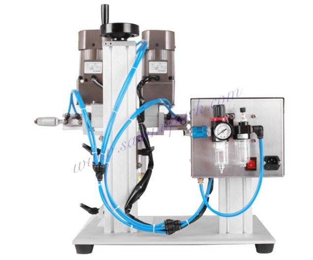 Máquina semiautomática de cubrimiento de tapas de bebidas de escritorio eléctrico Nuevo alimento dispositivo de cubrimiento automático con tornillo de botella Motor de sellado de tapa de botella