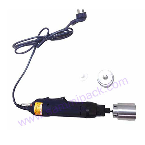 Máquina portátil de tapa de botella eléctrica automática con anillo de seguridad herramienta de sellado de tapa de botella de plástico