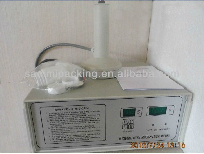 Máquina selladora de juntas de lámina de aluminio portátil eléctrica de mano para sellado de boca de tapa de botella de 20-100 mm para aplicaciones de bebidas