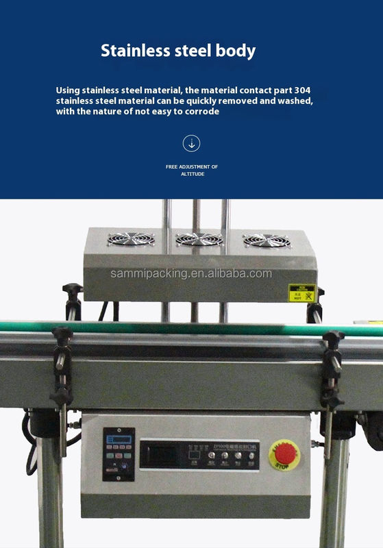 Máquina de sellado por inducción térmica con tapa de papel de aluminio, sellador por inducción para botellas, latas para máquinas de embalaje de bebidas