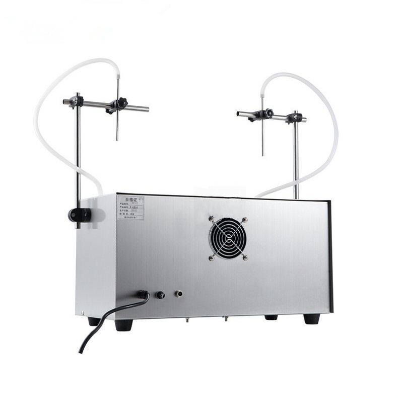 Máquina de embotellado de aceite de oliva con bomba de engranaje GLF-I-II Máquina de llenado de líquido de doble cabeza, relleno de aceite (3-3000 ml)