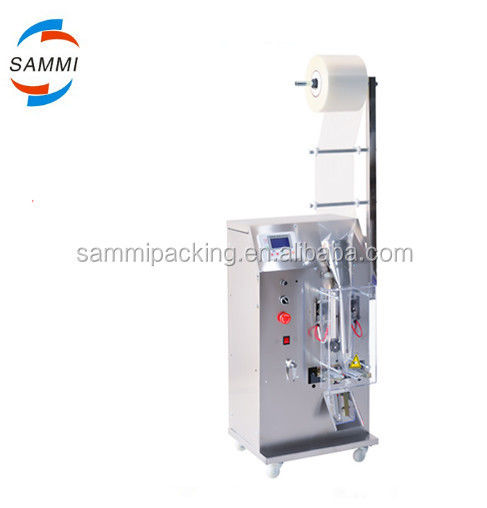 Máquina empacadora de llenado y sellado de líquidos vertical semiautomática de 100 ml para máquina empacadora de líquidos en bolsas tipo sobre de agua y leche