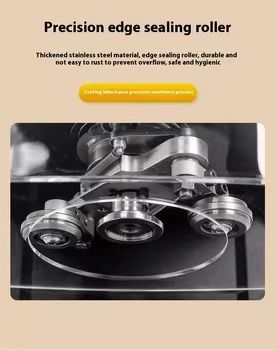 Máquina selladora de latas comercial al por mayor, selladora eléctrica de alta velocidad 3S para latas de bebidas/alimentos, alta precisión