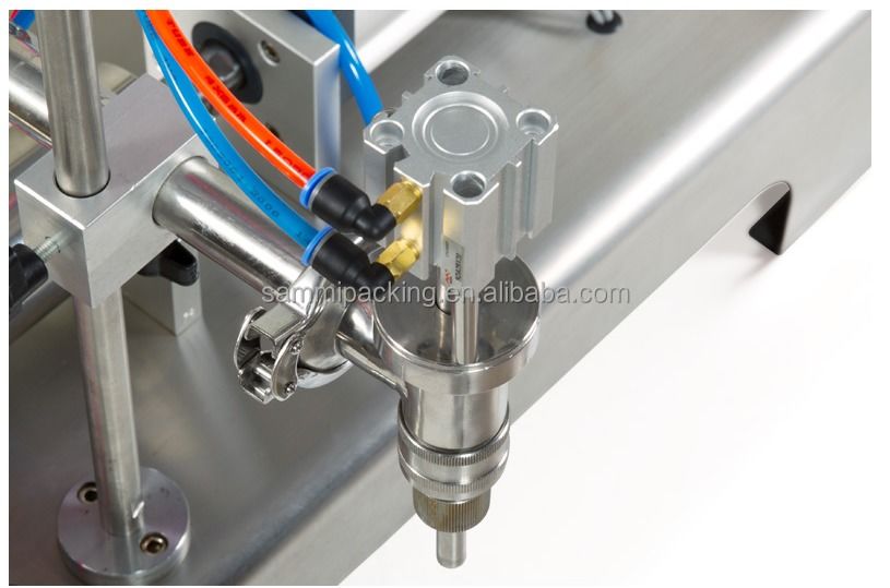 Máquina de llenado de líquido de pistón de cabeza única de alta eficiencia, 100-1000 ml de agua, aceite, jugo, bebida, máquina de llenado para botellas/latas