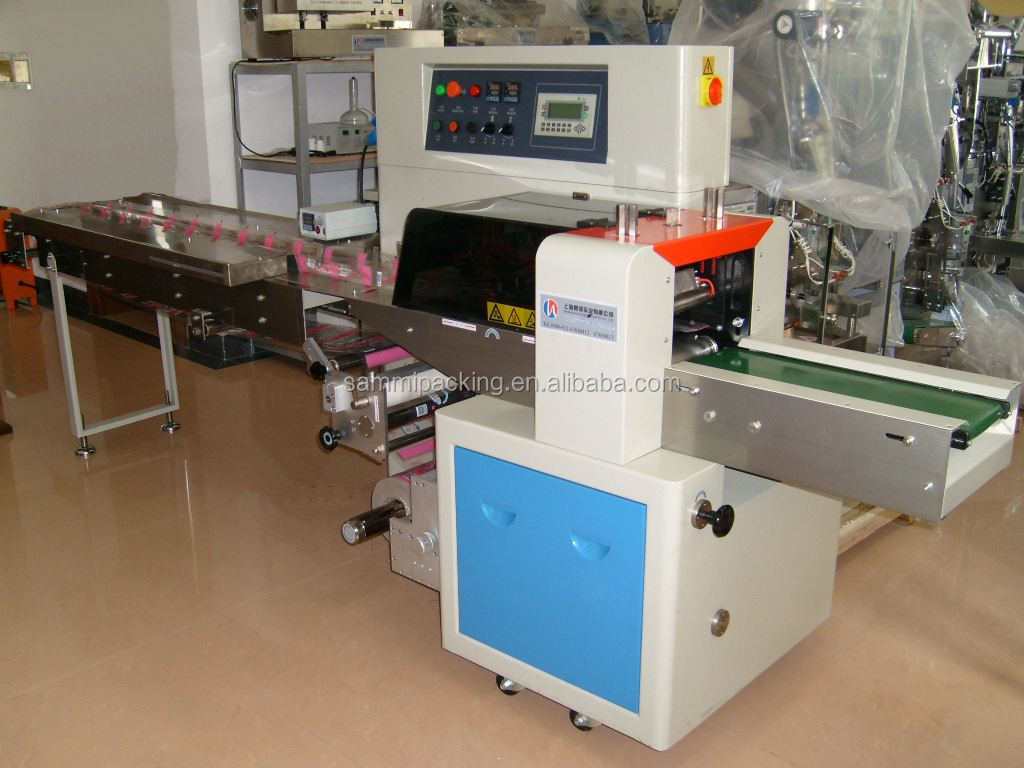 Máquina Empaquetadora de Almohadas para Galletas/Jabón/Azúcar Blanca, Azúcar Morena, Palitos, Nueces, Empaquetadora y Llenadora de Bolsas