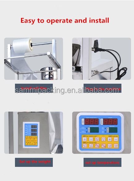 Máquina envasadora multifuncional de palomitas de maíz, patatas fritas, nueces y harina de China, totalmente automática y al mejor precio