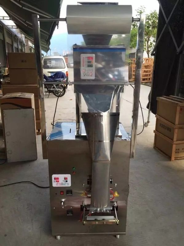 Máquina automática de envasado de polvo y gránulos de alta calidad 100-500g, frutos secos, especias, chile, granos, polvo, máquina de embolsado de snacks con CE