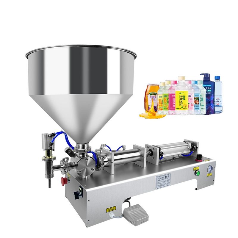 Máquina llenadora de cosméticos semiautomática de 2 boquillas, de bajo precio, para agua, bebidas, miel, crema, pasta y líquidos