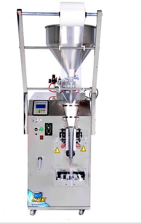 Máquina empacadora automática de bolsas Doypack de pie ecológica en oferta, componente de motor central accionado eléctricamente con material de madera y productos químicos