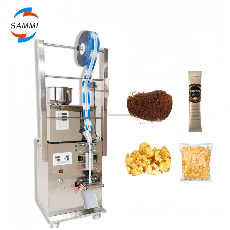 Máquina de embalaje vertical de fritas de papa/biscoitos/ frijoles/granos, bolsas de alimentos, bolsas de alimentos y nitrógeno