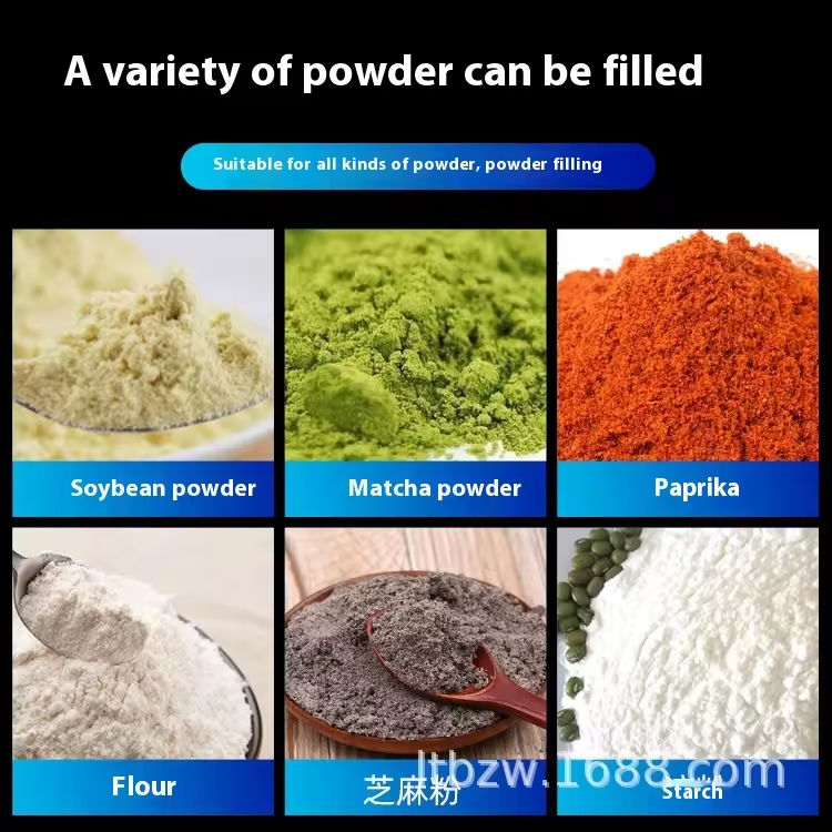 Máquina envasadora cuantitativa de polvo para botellas de polvo seco químico y té en polvo con barrena totalmente automática para industrias