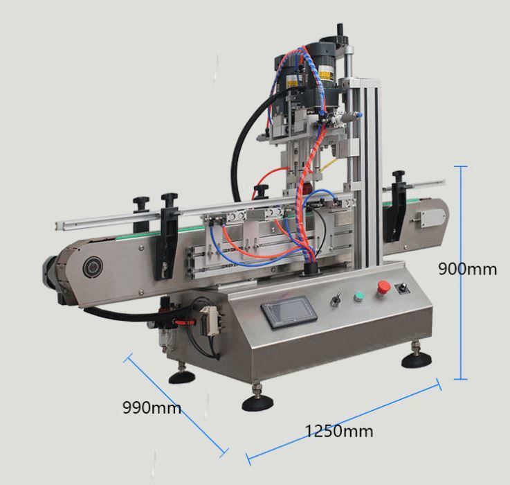 Máquina taponadora automática de alta calidad para botellas de plástico, tarros, roscas, coronas y sellado para botellas de PET