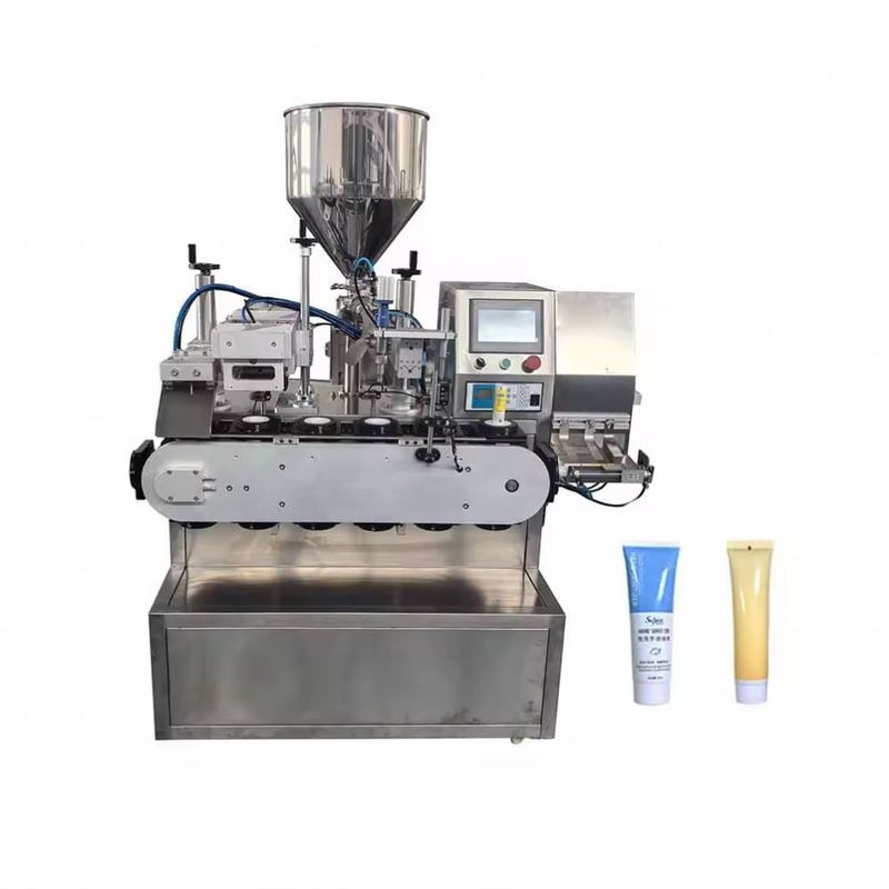 Máquina automática de llenado y sellado de tubos de crema cosmética de tubos blandos ultrasónicos