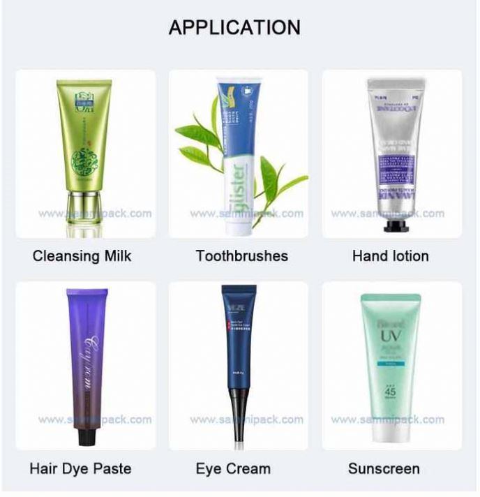 Máquina automática de llenado y sellado de tubos de crema cosmética de tubos blandos ultrasónicos