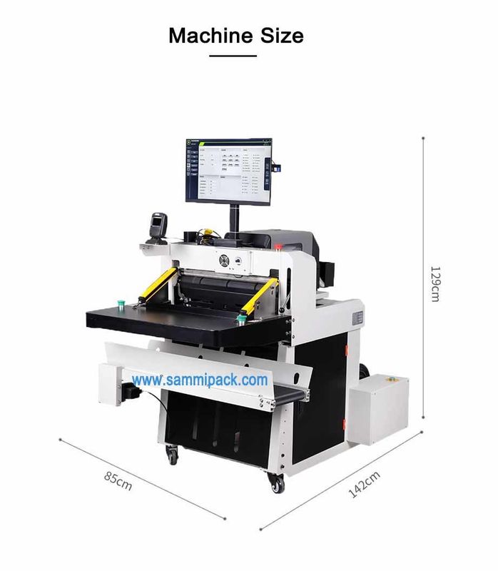 Máquina laminadora y selladora de bolsas exprés para comercio electrónico inteligente y automático, con lámina facial, máquina selladora de bolsas multifuncional