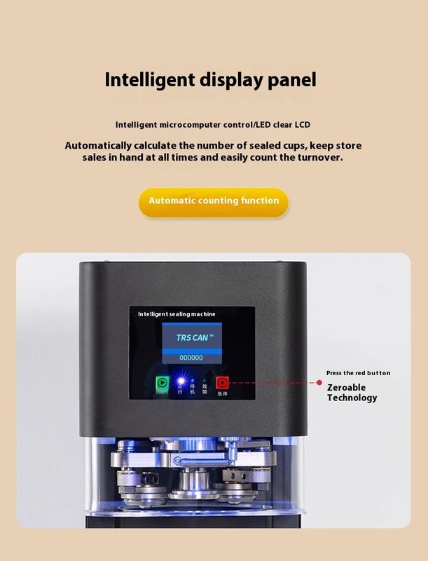 Precio mayorista Máquina de sellado de latas para latas de plástico y estaño - Seamer automático para cerveza, pescado, lata de atún con opción 220V/110V