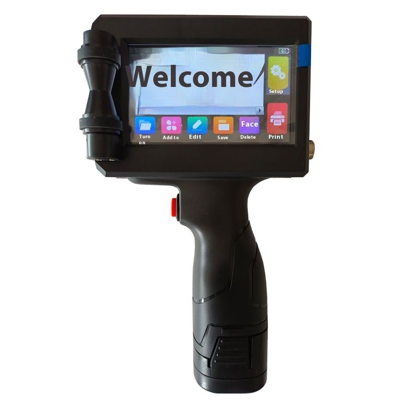 Impresoras de inyección de tinta portátiles de una pulgada 25,4 MM para codificación de fechas, lotes, cartones, madera, bolsas tejidas por inyección de tinta